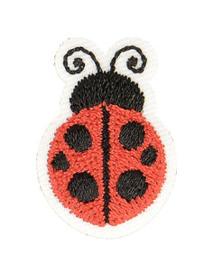 Toppa termoadesiva coccinella - Rosso