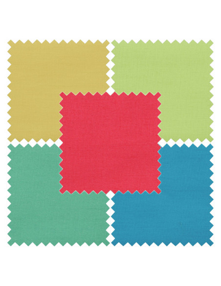 Set di 5 coupon Fat Quarter - Brights