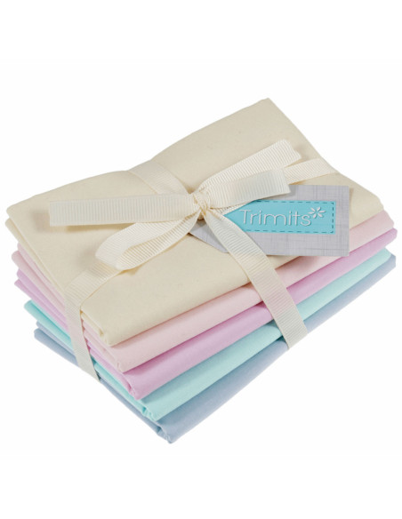 Set di 5 coupon Fat Quarter - Pastello
