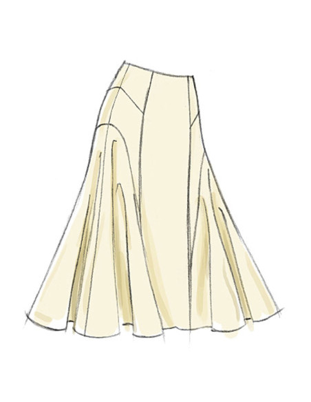 Modello di gonna - Vogue 8750