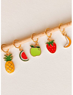 Set di 5 anelli segnapunti - Fruttato 2