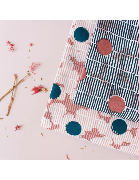Tessuto garza di cotone Mirage Forest - Atelier Brunette