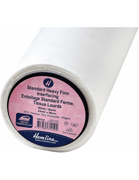 Tessuto non tessuto termoadesivo bianco standard