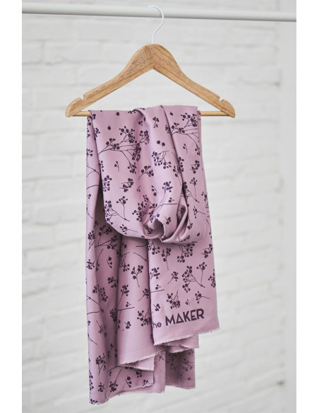 Tessuto twill viscosa - Steli Lilla