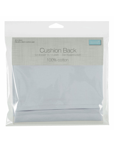 Retro del cuscino con chiusura - Bianco