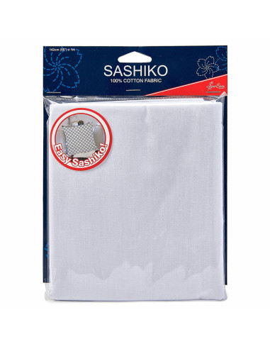 Tessuto sashiko - Bianco