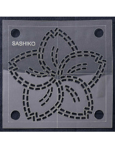 Modello per sashiko - Fiore di ciliegio 2