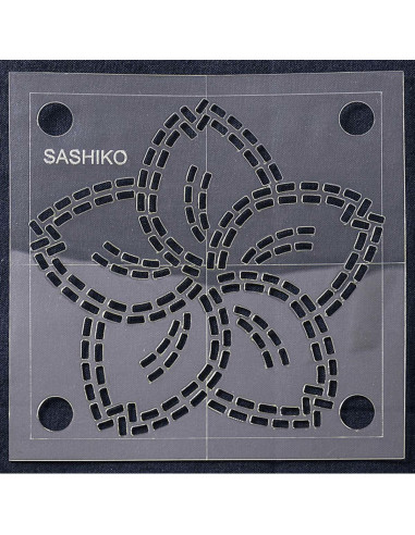 Modello per sashiko - Fiore di ciliegio