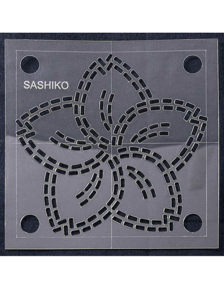 Modello per sashiko - Fiore di ciliegio