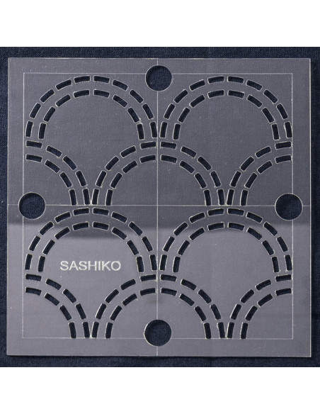 Modello per sashiko - Onde