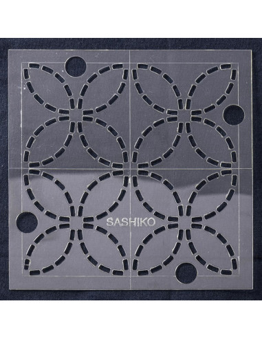 Modello per sashiko - Sette tesori