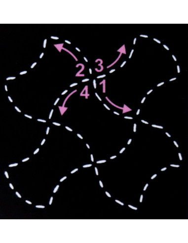 Modello per sashiko - Fondou