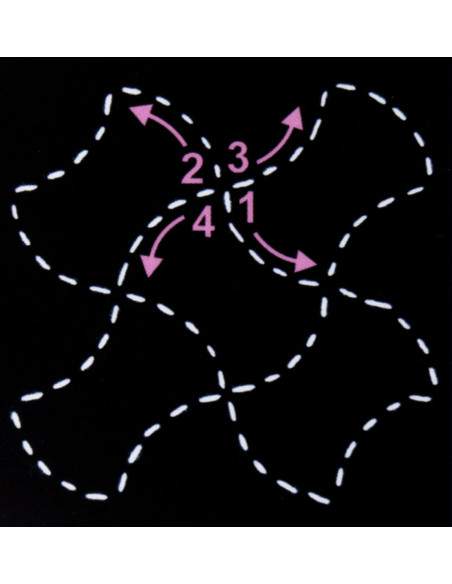 Modello per sashiko - Fondou