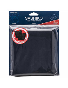Tessuto sashiko - Blu marino scuro
