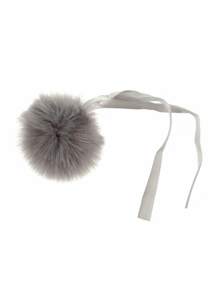 Pompon imitazione pelliccia 6 cm - Visone