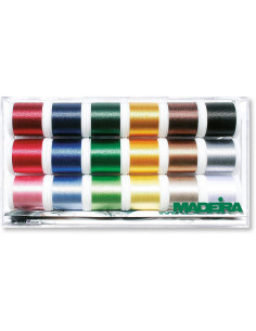 Scatola di fili da ricamo Polyneon 40 Madeira