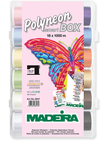 Valigia di fili da ricamo SmartBox Polyneon Madeira