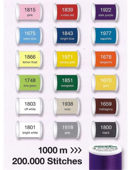 Valigia di fili da ricamo SmartBox Polyneon Madeira