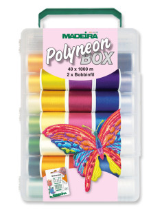 Valigia di fili da ricamo Deluxe Polyneon Madeira