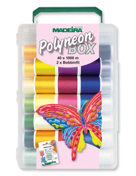 Valigia di fili da ricamo Deluxe Polyneon Madeira