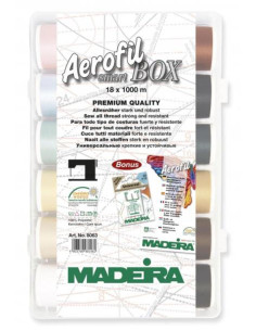 Valigia di fili da cucire SmartBox Aerofil Madeira