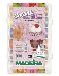 Valigia di fili per quiltare SmartBox Cotona Madeira