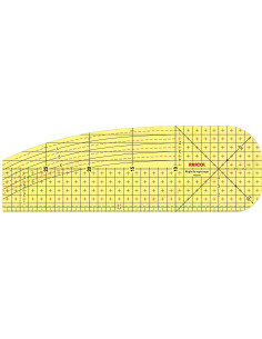 Regola per stirare a caldo per orli 30 x 10 cm