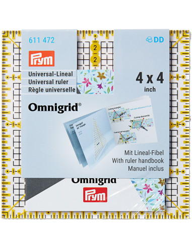 Regola patchwork Omnigrid 4 x 4 pollici