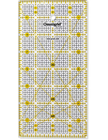Regola patchwork Omnigrid 4 x 8 pollici