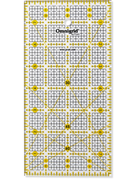 Regola patchwork Omnigrid 4 x 8 pollici