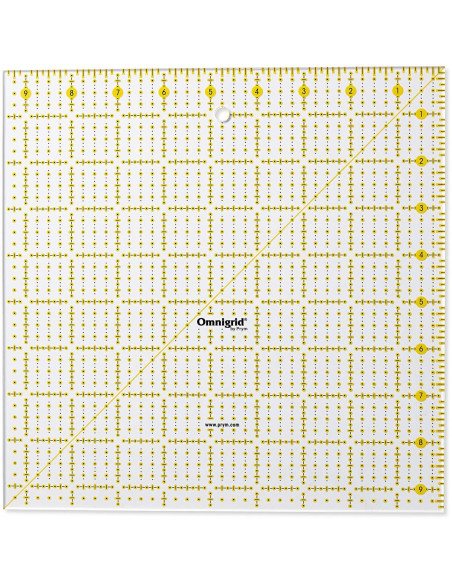 Regola patchwork Omnigrid 9,5 x 9,5 pollici