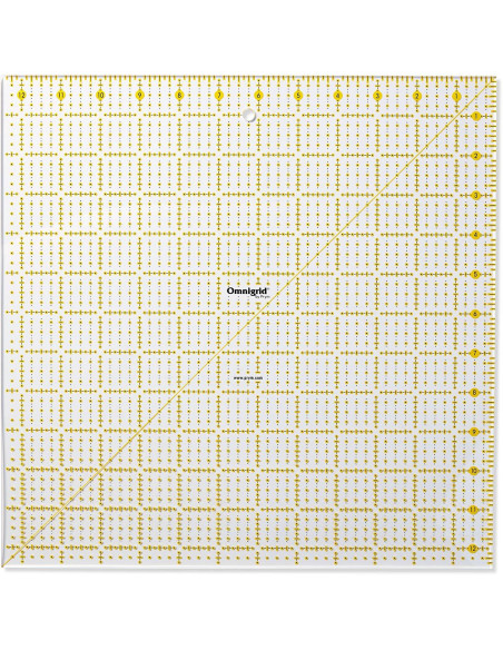 Regola patchwork Omnigrid 12,5 x 12,5 pollici