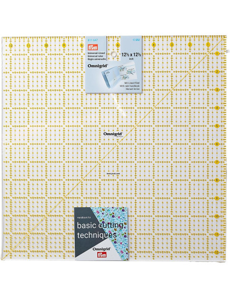 Regola patchwork Omnigrid 12,5 x 12,5 pollici