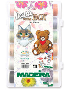 Valigia di fili da ricamo SmartBox Lana Madeira