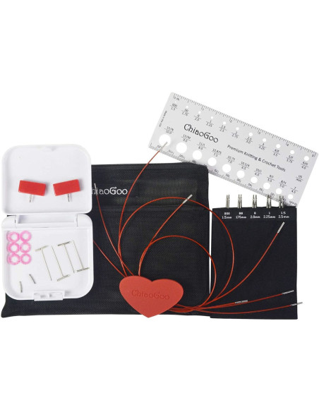 Set di ferri circolari intercambiabili Twist Mini ChiaoGoo