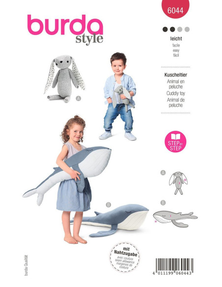 Modello di peluche - Burda 6044