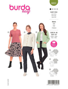 Modello di gilet - Burda 6053