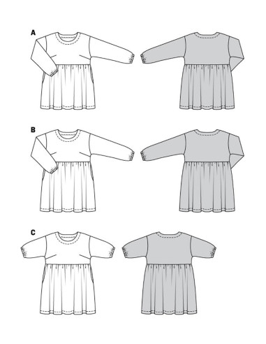Modello di abito - Burda 6055