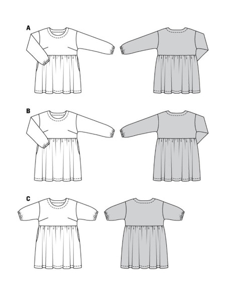 Modello di abito - Burda 6055