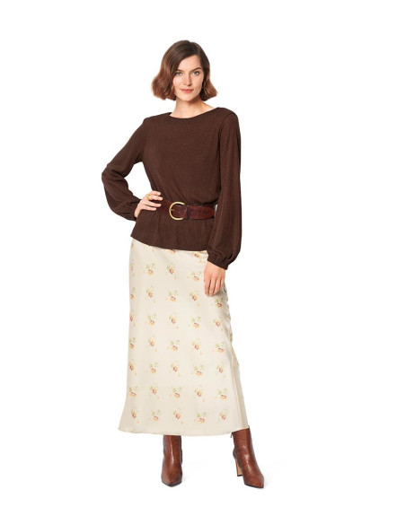 Modello di T-shirt e camicetta - Burda 6059