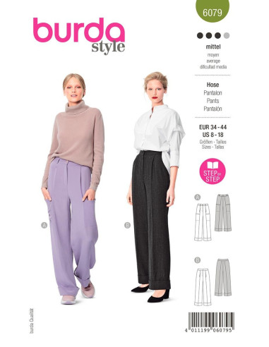 Modello di pantaloni - Burda 6079