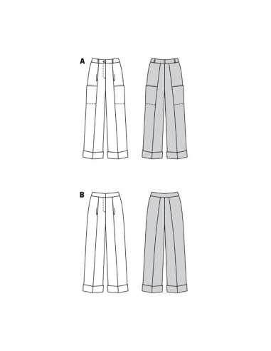 Modello di pantaloni - Burda 6079