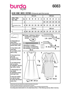Modello di abito - Burda 6083 2