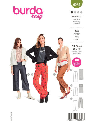 Modello di pantaloni - Burda 6085