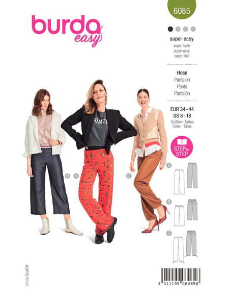 Modello di pantaloni - Burda 6085