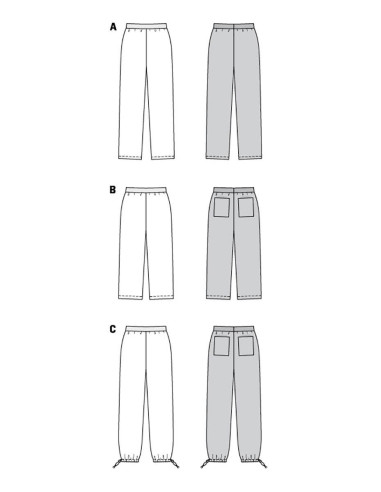 Modello di pantaloni - Burda 6085