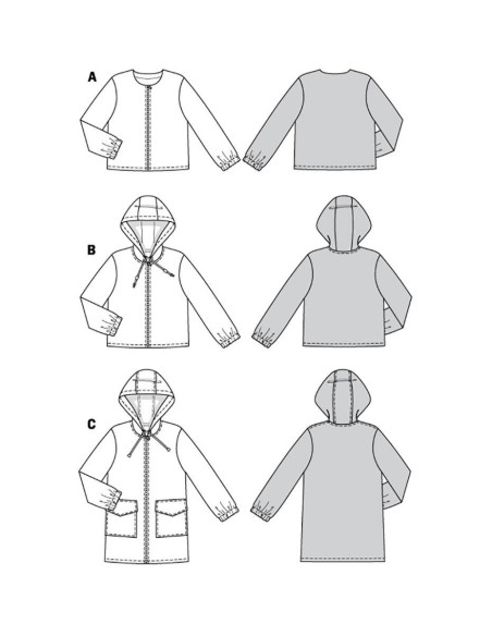 Modello di giacca e cappotto - Burda 6088