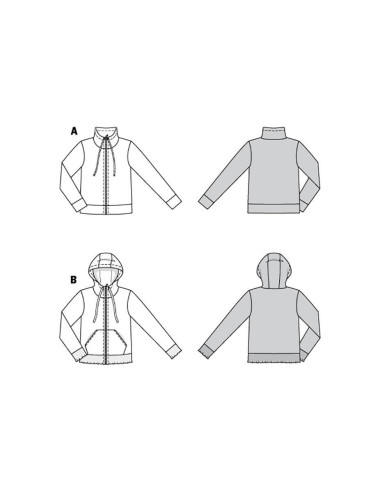 Modello di giacca - Burda 6090