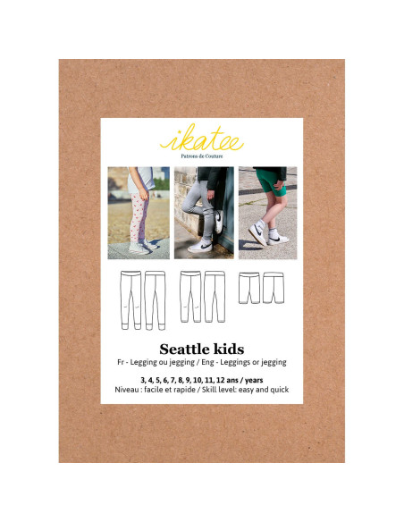 Modello di leggings o jeggings Seattle kids - Ikatee