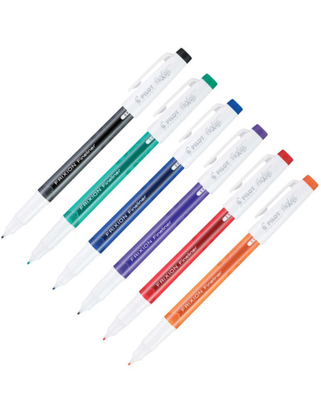 Set di 6 penne a feltro Pilot FriXion Fineliner